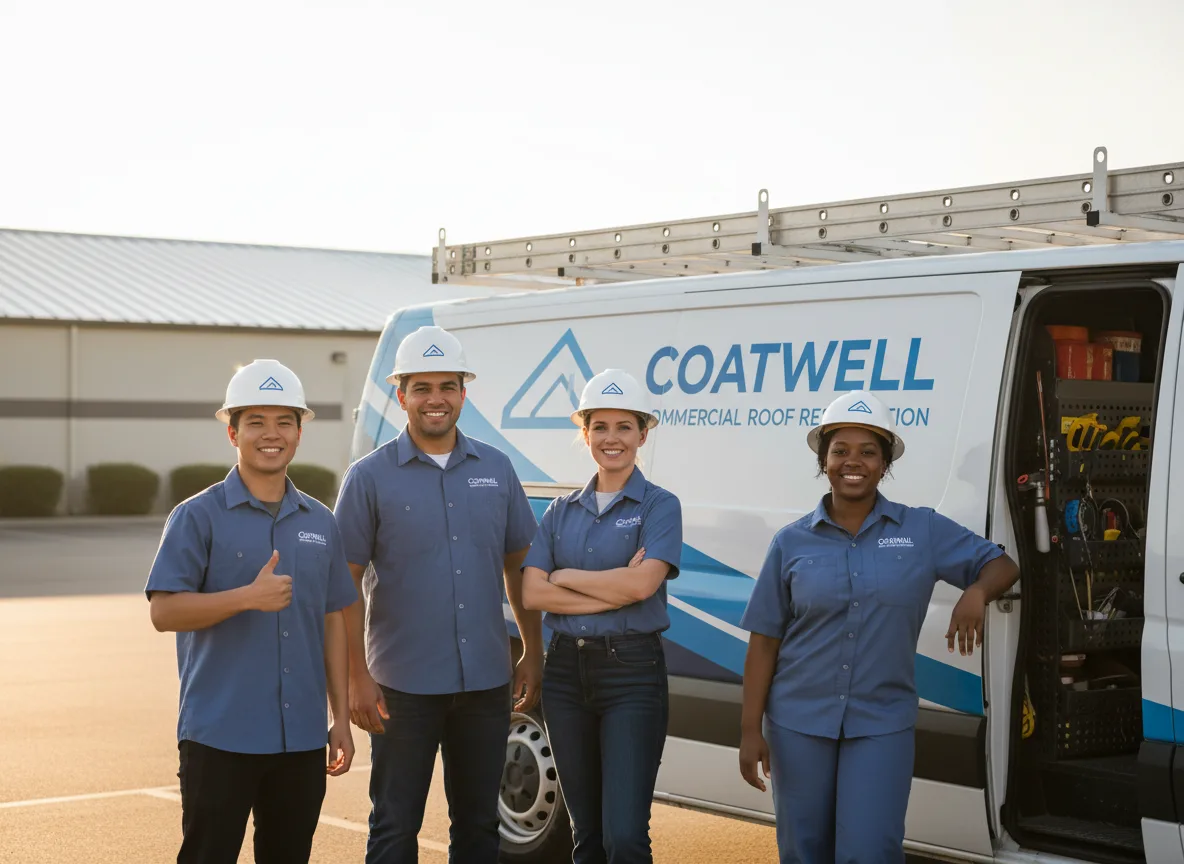 Commercial roof coating company in Brockton, PA